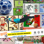 ILLUSTRATED NOODLE: World Cup Collage Kit - GOAL!