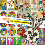 ILLUSTRATED NOODLE: World Cup Collage Kit - GOAL!